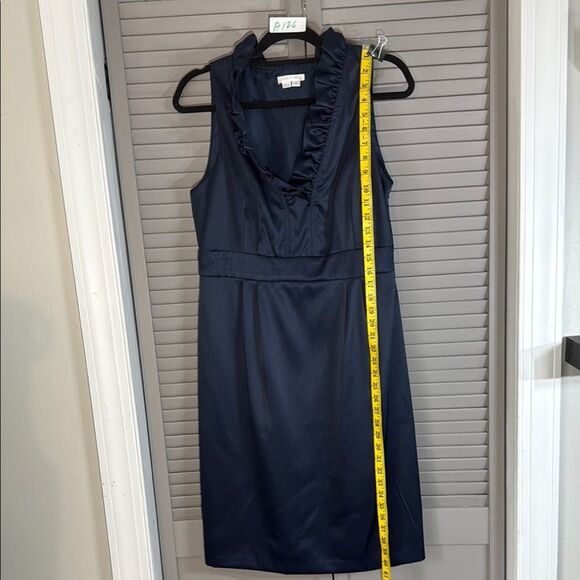 Elegant Navy Sleeveless Dress - Picture 7 of 10